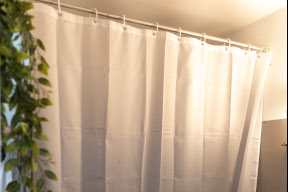 Light bathroom space