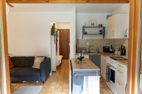 Open plan kicthen and living space