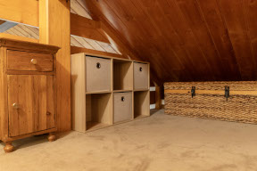 Mezzanine storage space
